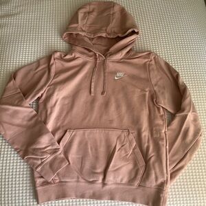 Nike Sportswear Club Fleece Hoodie in Oxford Pink